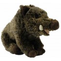 Peluche sanglier assis 28cm