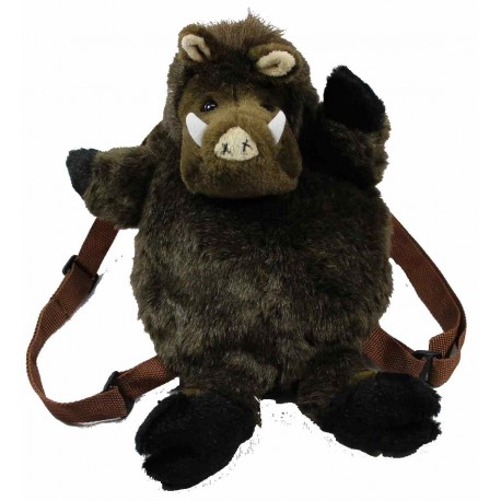 Sac à dos peluche sanglier