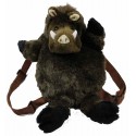 Sac à dos peluche sanglier