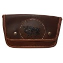 Pochette balles carabine cuir