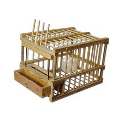 Cage à grive bois