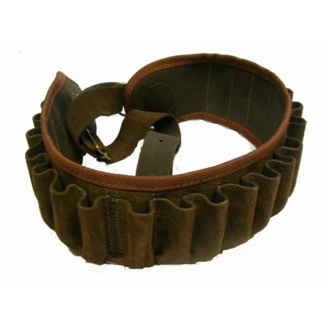 Cartouchière croute de cuir