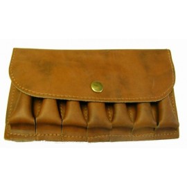 Pochette cartouches cuir
