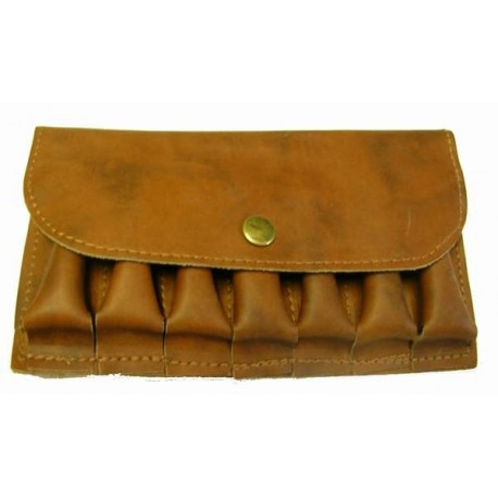 Pochette cartouches cuir