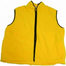 Gilet polaire jaune