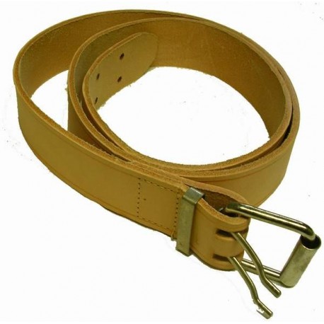 Ceinturon cuir clair