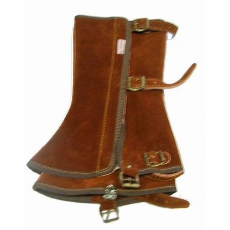 Guêtres cuir courte